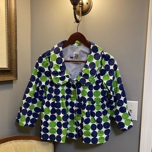 Ivy Jane Cropped Dressy Jacket Detailed Collar